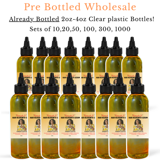 Wholesale Hair Growth Oil Individual Bottles 2oz-4oz Salons /Private Label/Start Your Own Business/Fastest Hair Growth Natural Hair Care