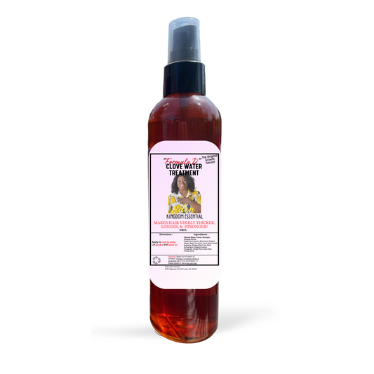 Large 8 oz Clove Water Rinse for Extreme Hair Growth Safe For All Ages Use On All Hair Types Oil Free Formula Wholesale Clove Water Spray