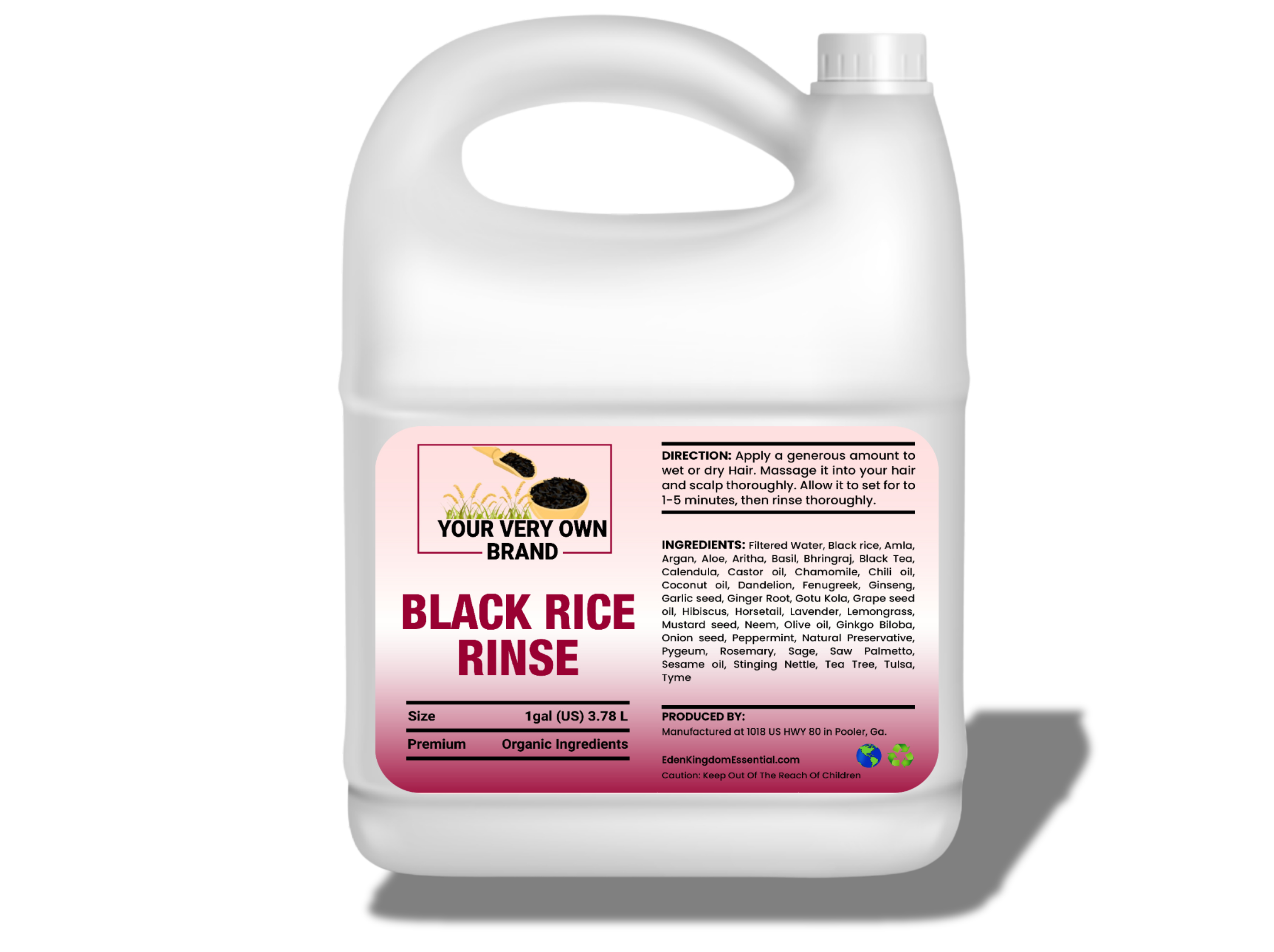 Rice Water for Hair Growth for Women & Men, Hair Loss Treatment, Rice Water Spray for Damaged Dry Hair Treatment, Hair Regrowth Treatment