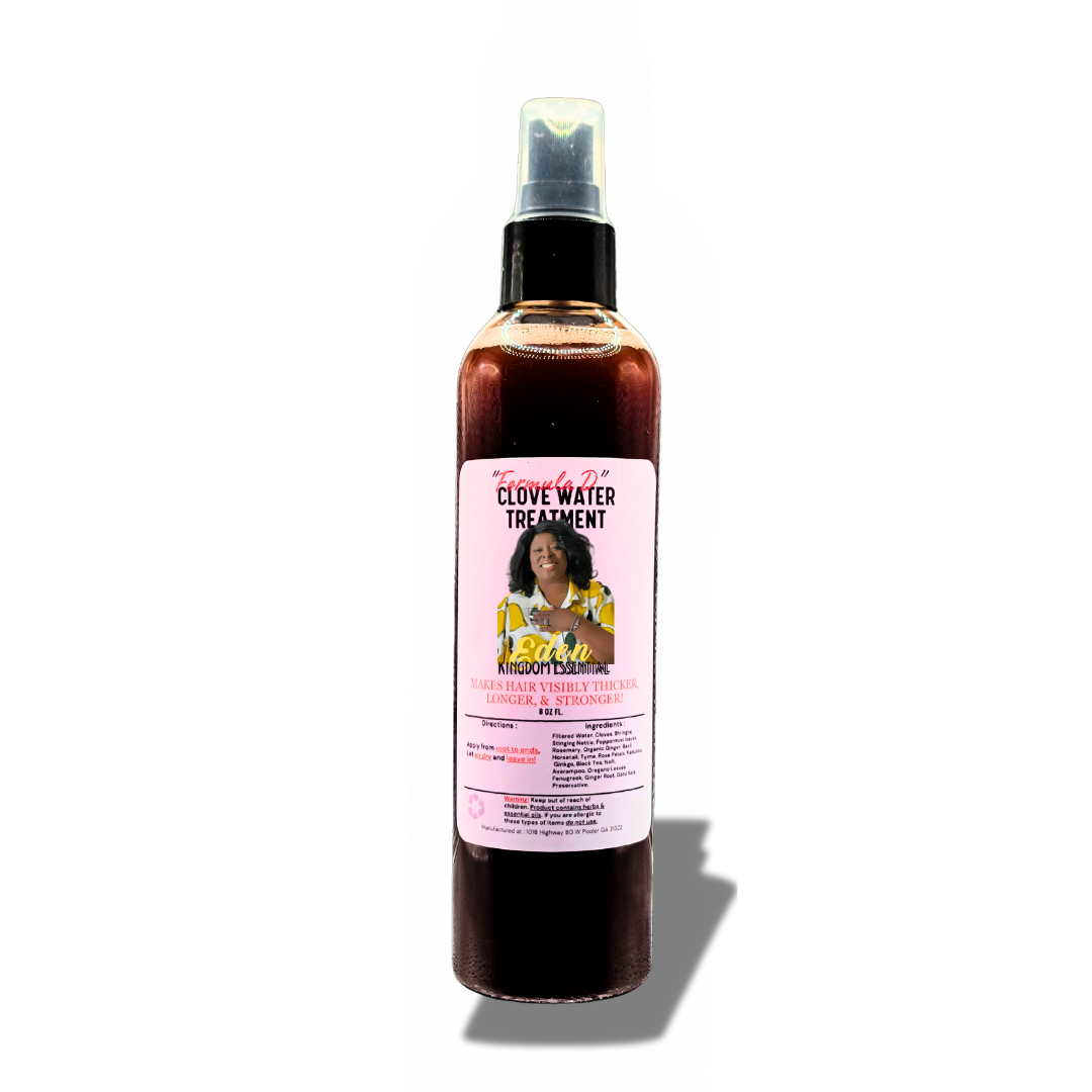 Large 8 oz Clove Water Rinse for Extreme Hair Growth Safe For All Ages Use On All Hair Types Oil Free Formula Wholesale Clove Water Spray